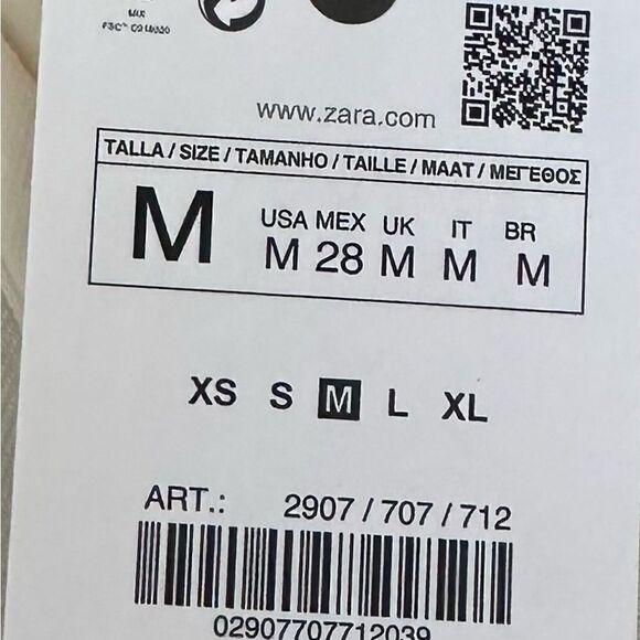 ZARA | Ecru | LONG PLEATED SHORTS - Picture 9 of 11